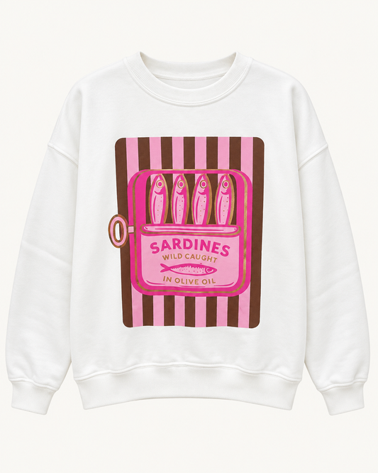 Sardines Graphic Sweater