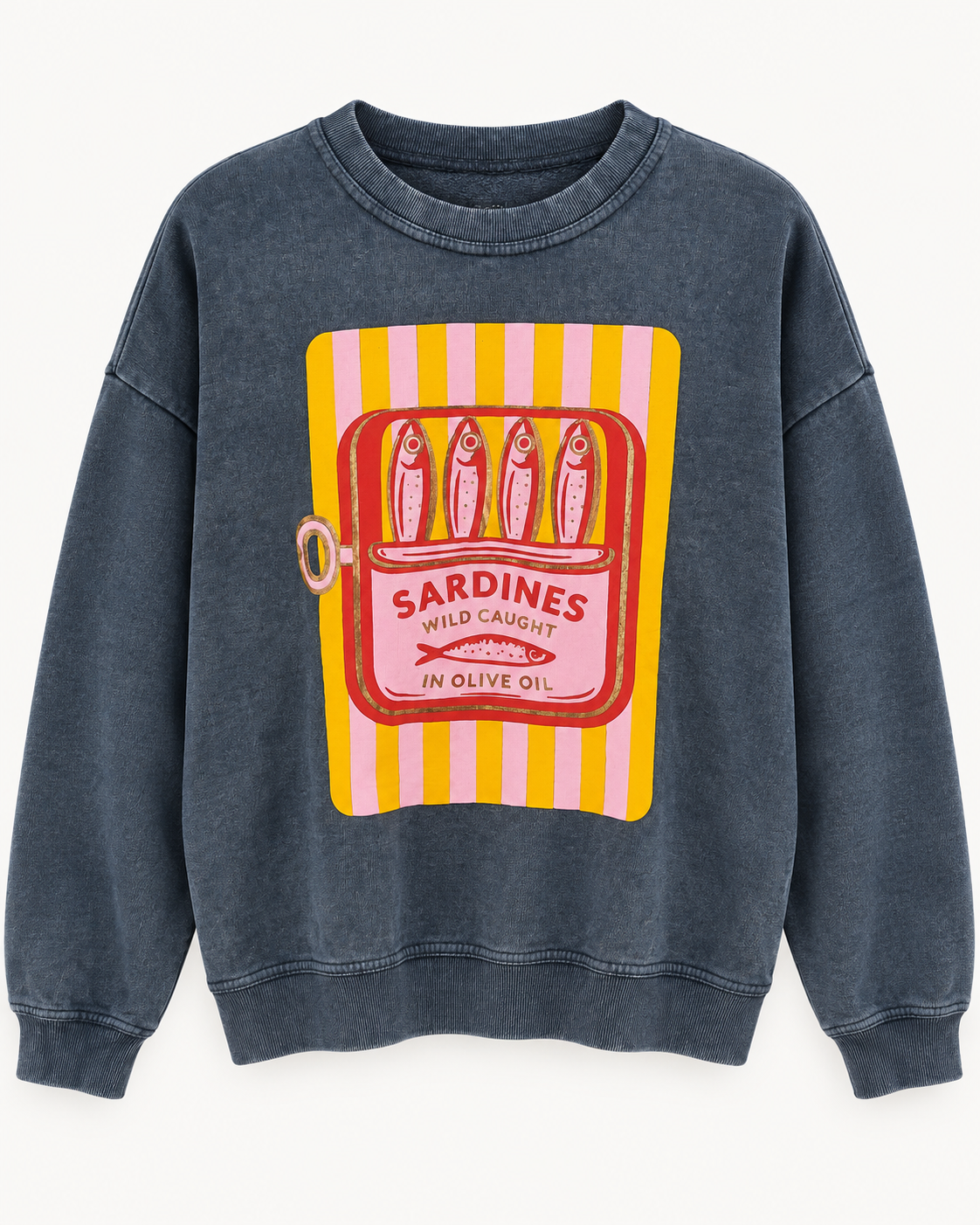 Sardines Graphic Sweater