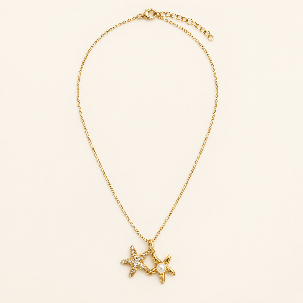 Sea Star Pearl Necklace