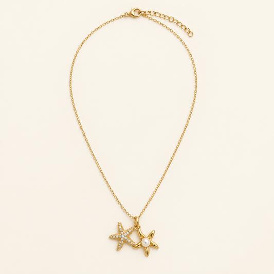 Sea Star Pearl Necklace
