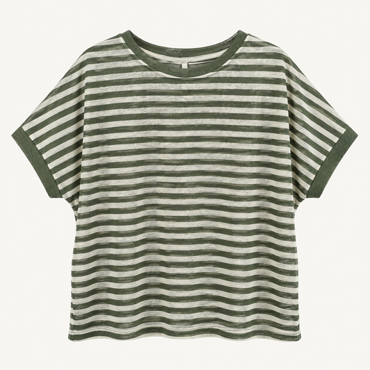 Sheer Stripe Tee