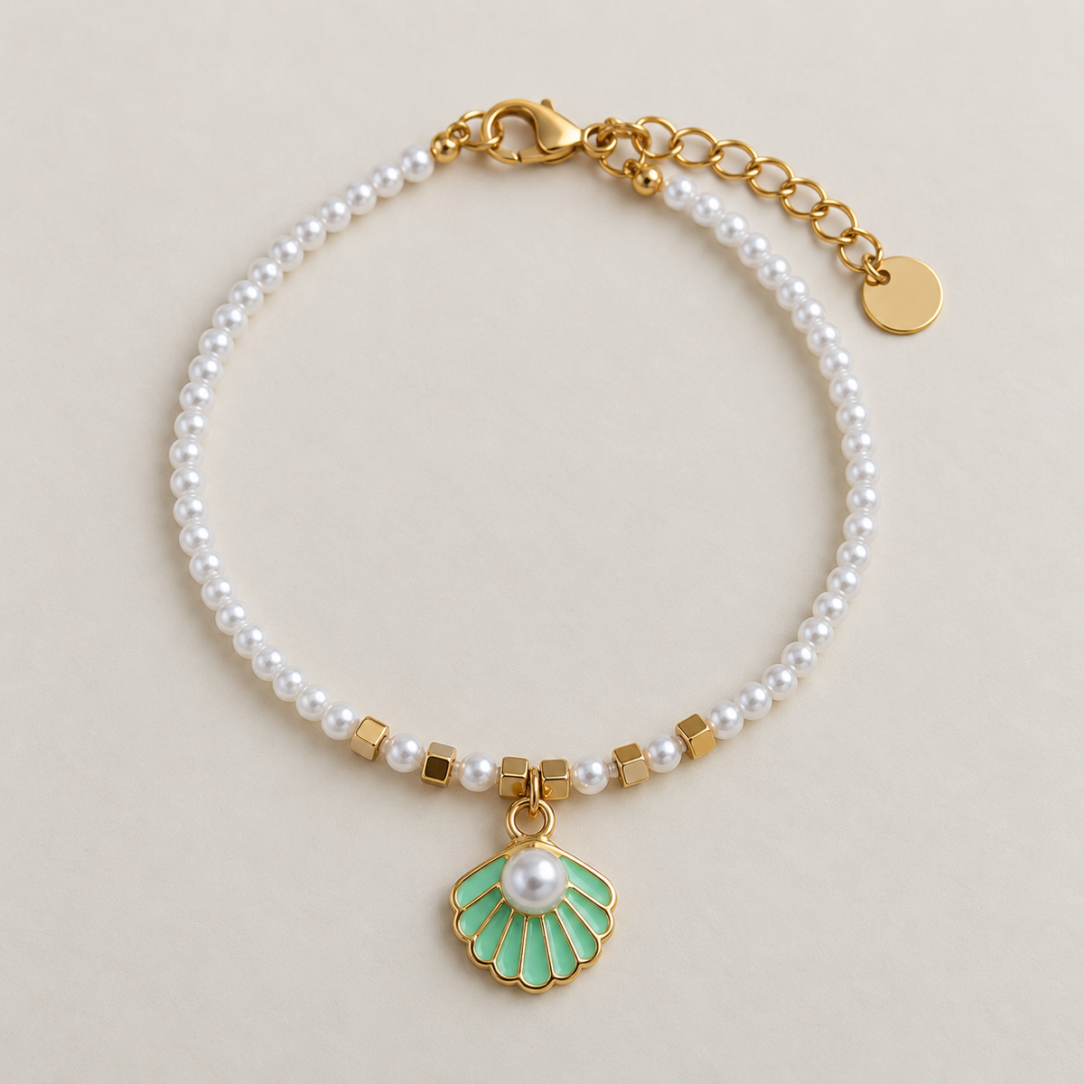 Shell Pearl Bracelet