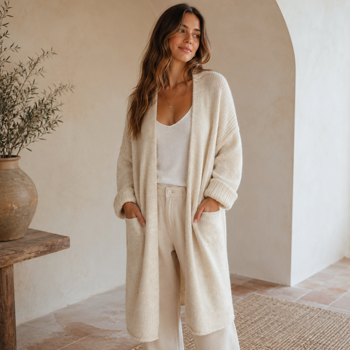 Soft Long Knit Cardigan