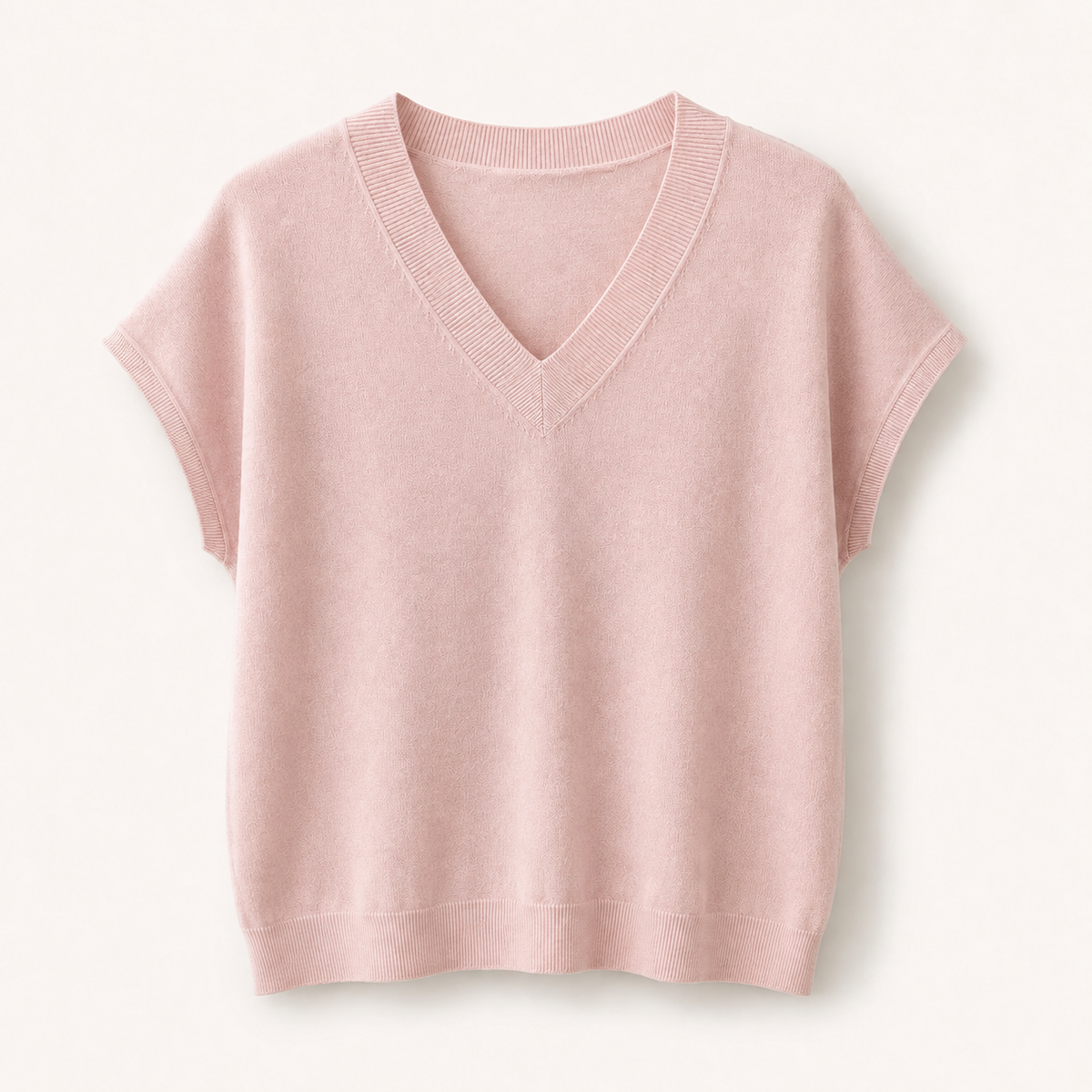 Soft V-Neck Knit Top