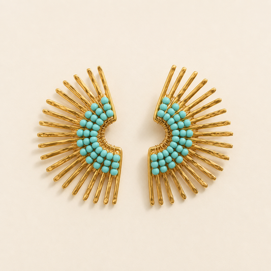 Soléa Statement Oorbellen – Multicolor