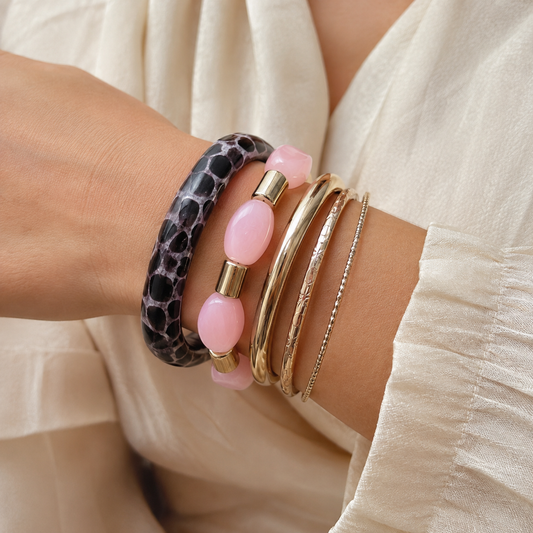 Soleya Blush Bracelet Set