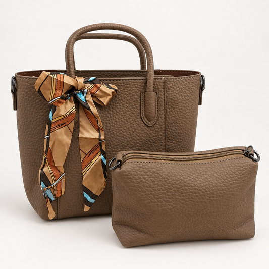Soleya Duo Bag – Taupe