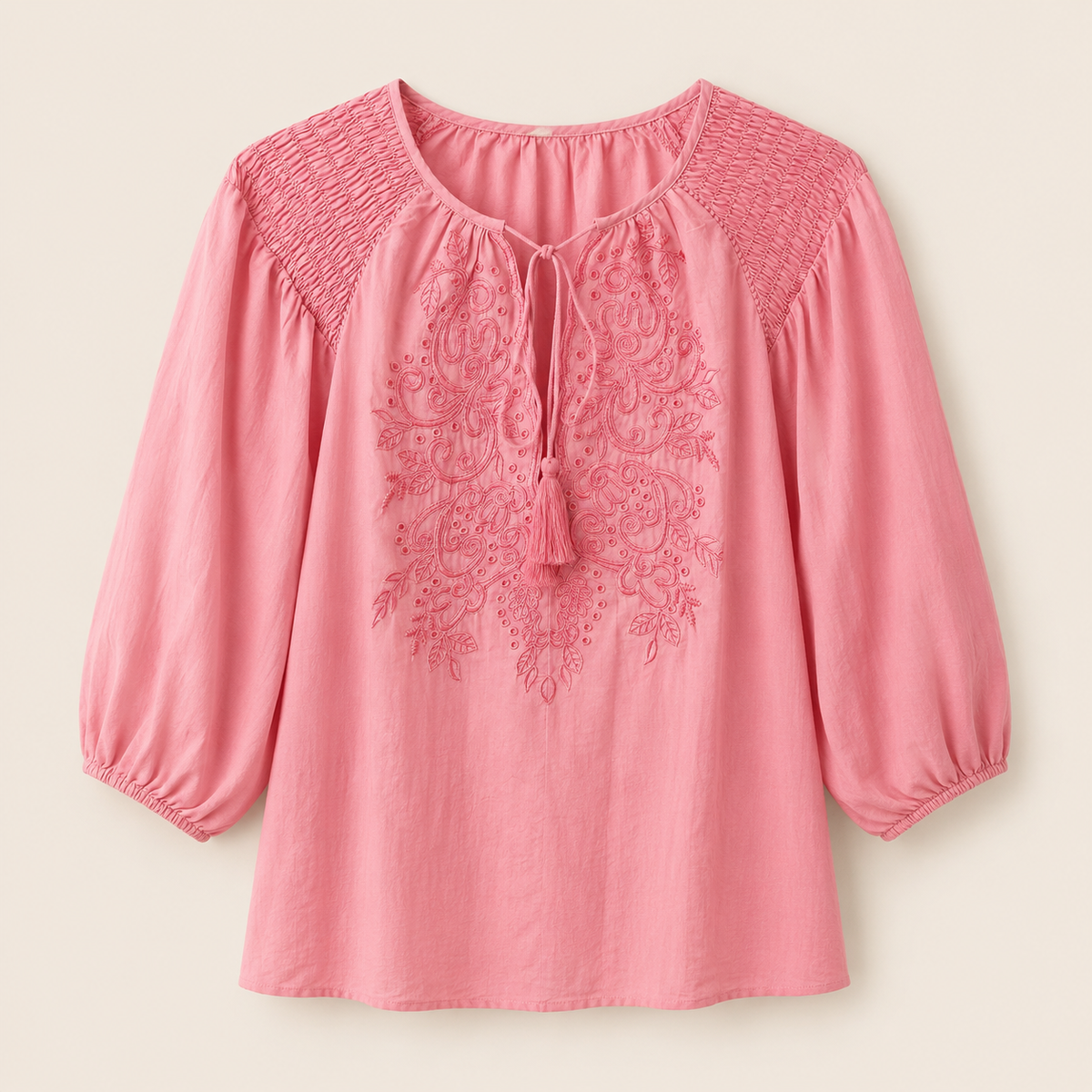 Soleya Embroidered Boho Blouse