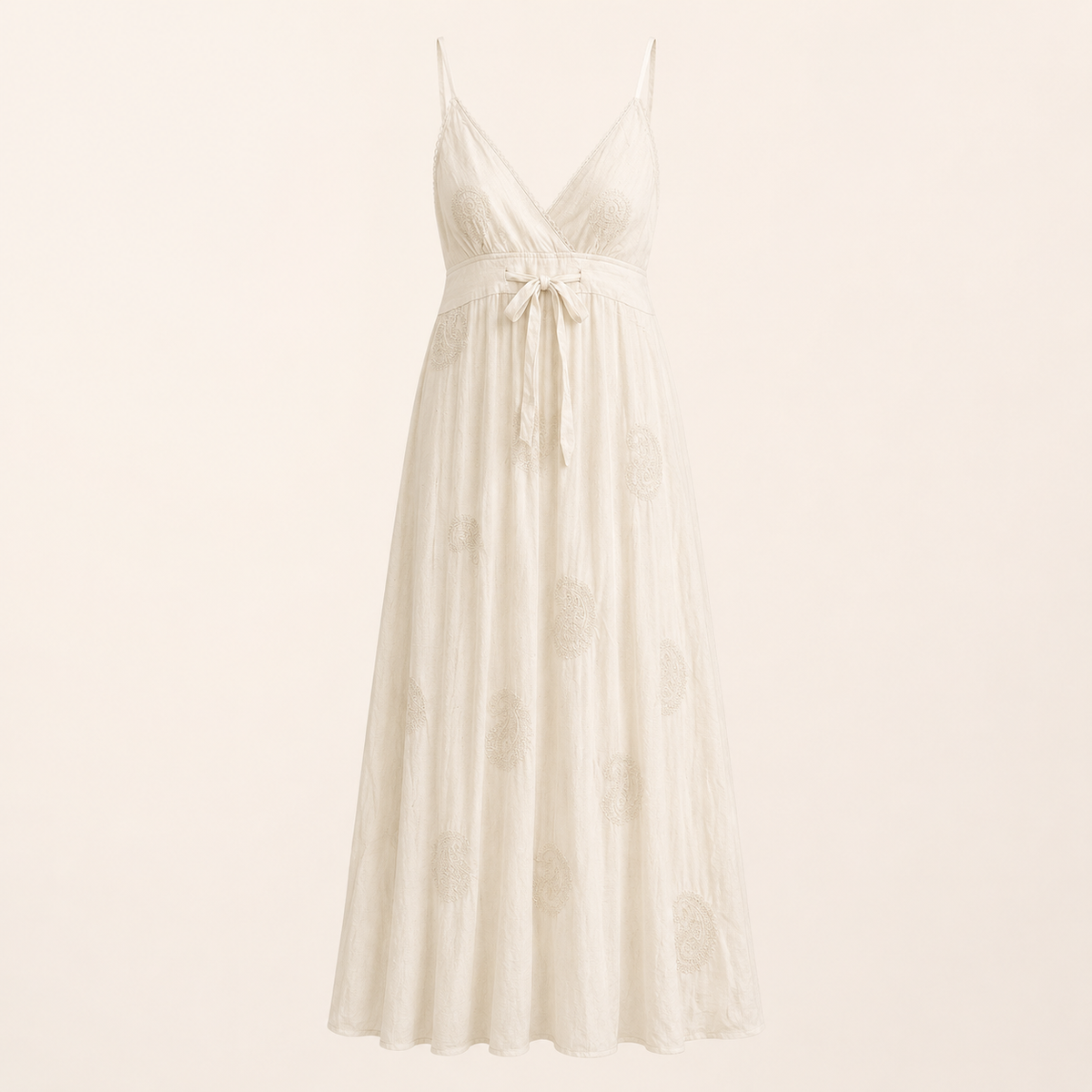 Soleya Ivory Boho Maxi Dress