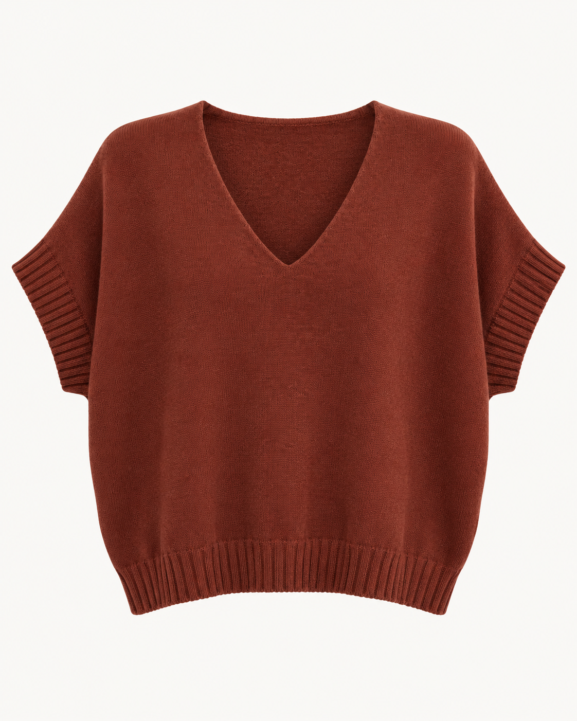 Soleya Knit V-Neck Top