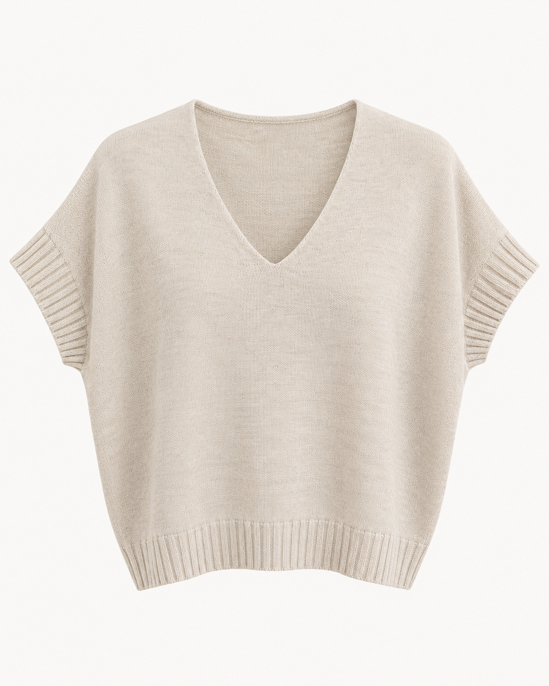 Soleya Knit V-Neck Top