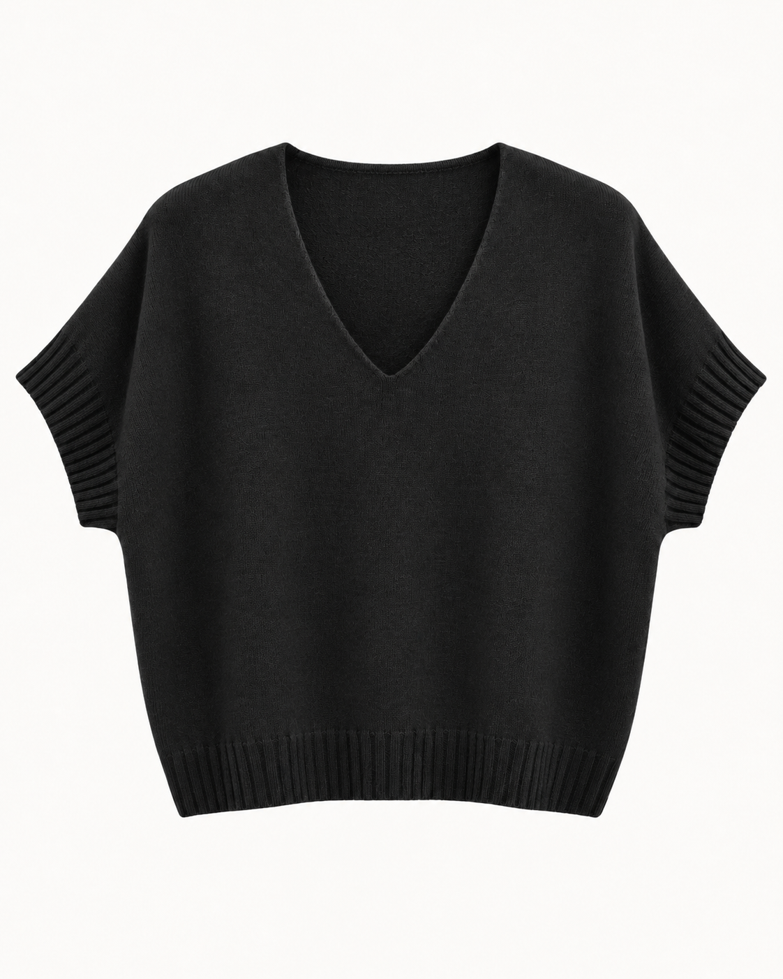 Soleya Knit V-Neck Top