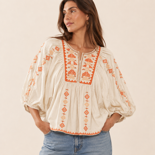 Soleya Nomad Embroidered Blouse