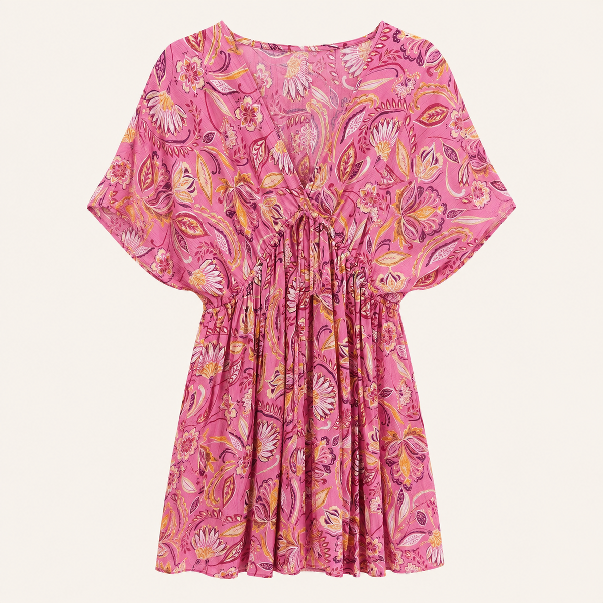 Soleya Pink Paisley Dress