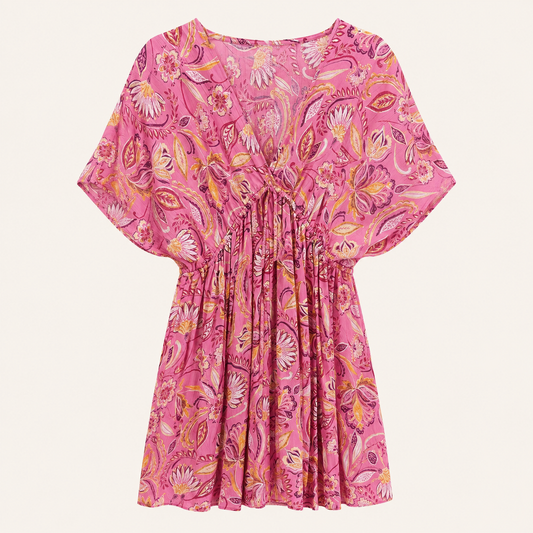 Soleya Pink Paisley Dress