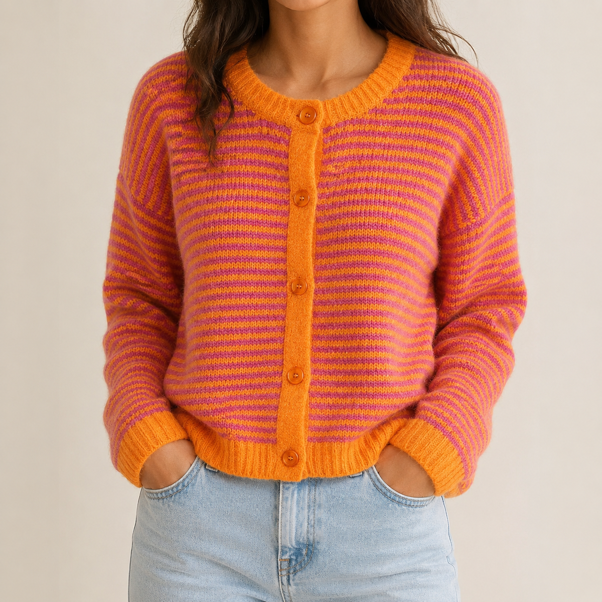 Soleya Stripe Cardigan
