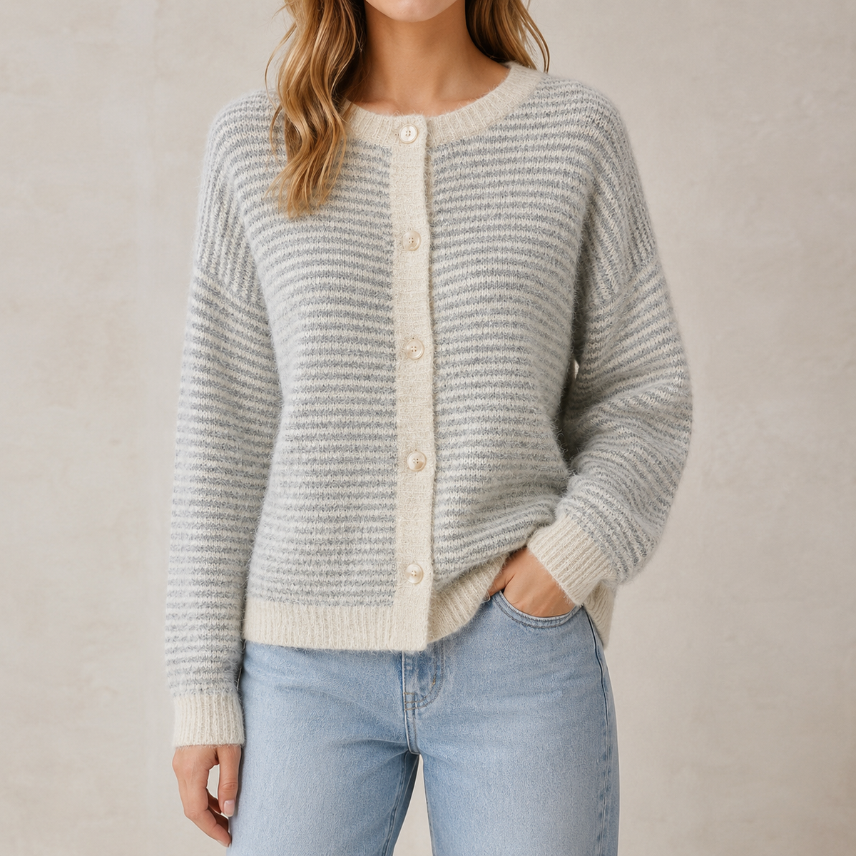Soleya Stripe Cardigan