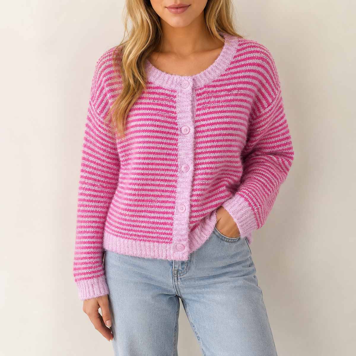 Soleya Stripe Cardigan