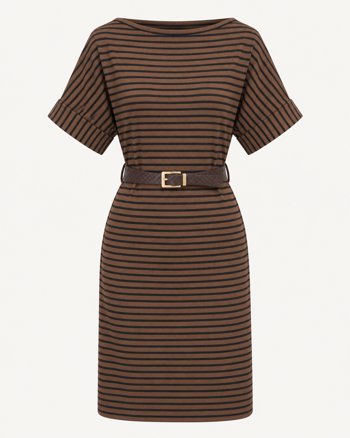 Striped Belt Dress