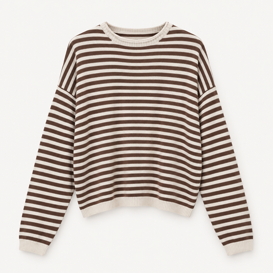 Striped Knit Sweater