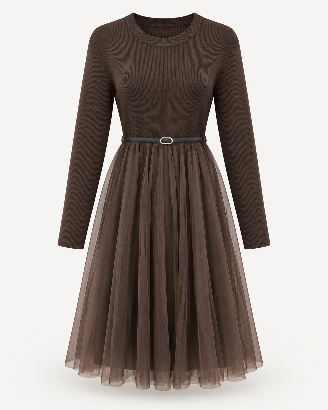Tulle Knit Dress