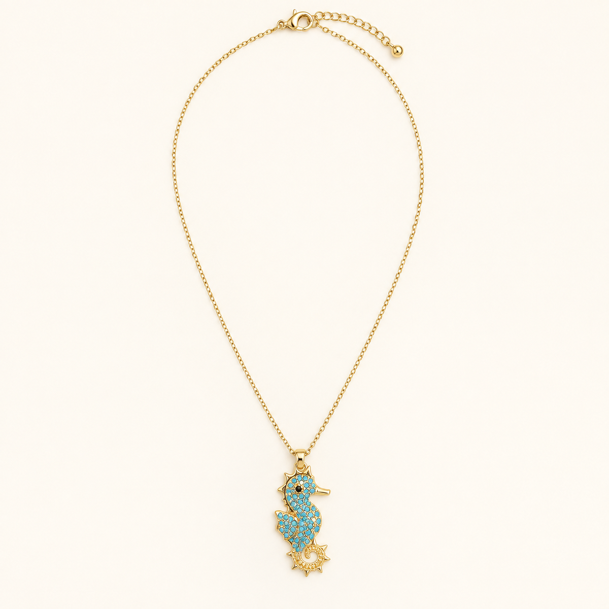 Turquoise Seahorse Necklace